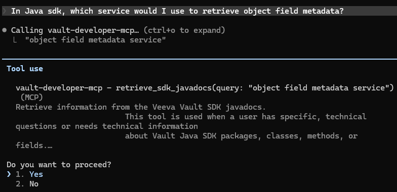 Claude Code query result