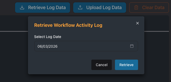 Retrieve Workflow Activity Log
