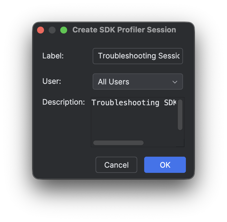IntelliJ Plugin Create Profiler Session