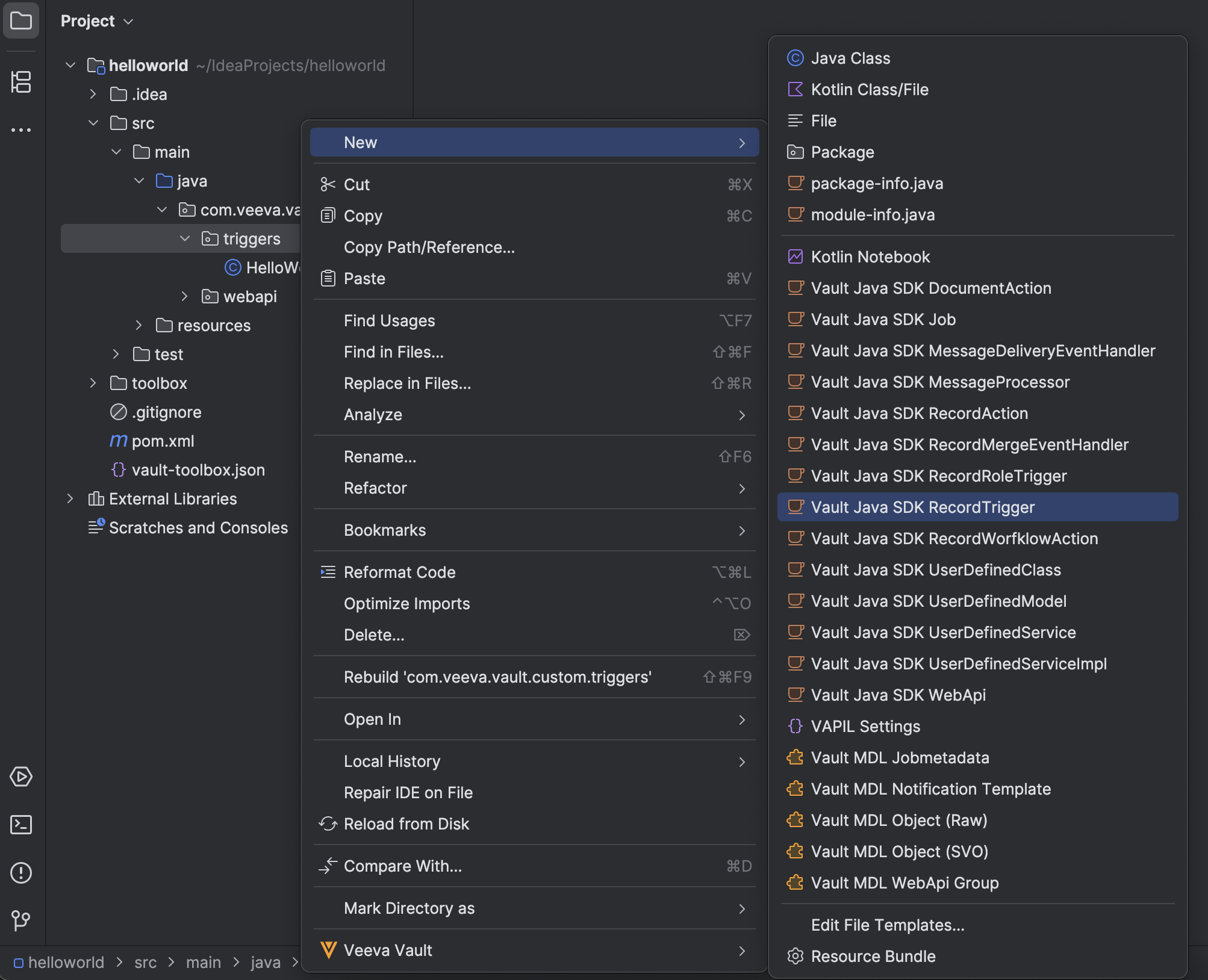 IntelliJ Plugin File Template