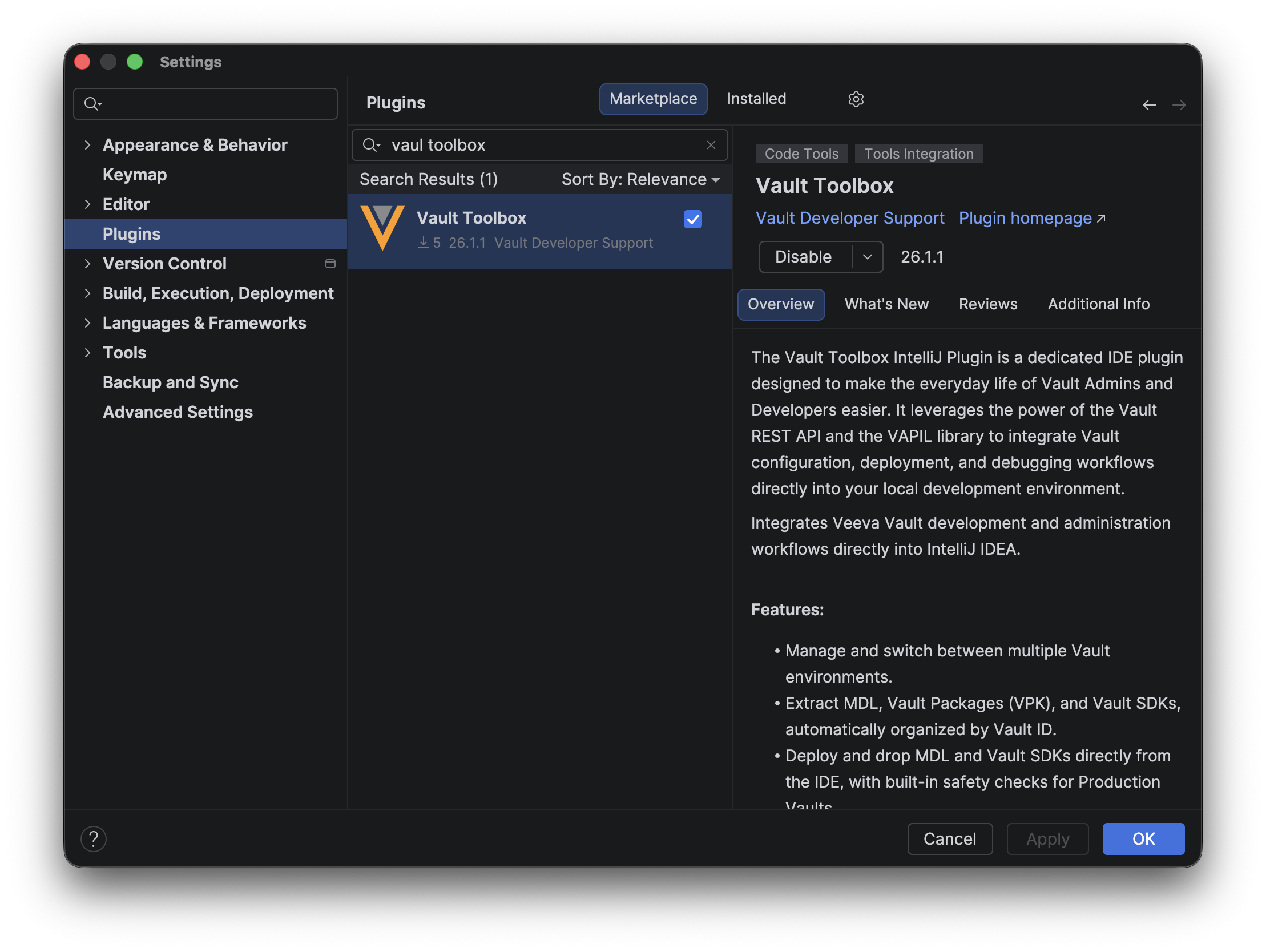Installing the IntelliJ Plugin