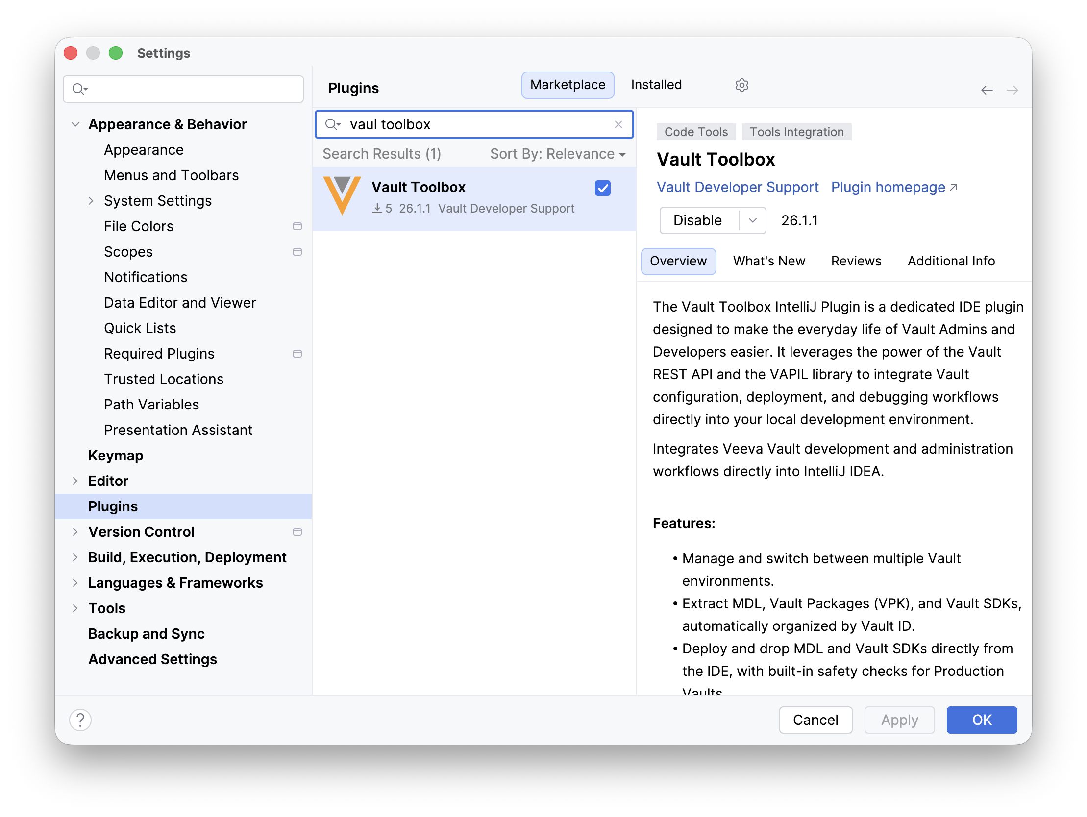 Installing the IntelliJ Plugin